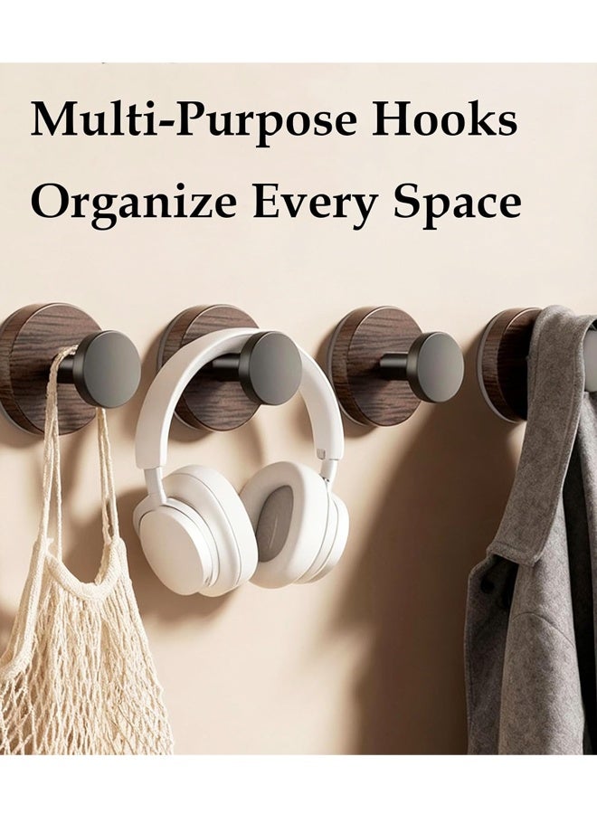 4 Pack Suction Cup Hooks for Shower, Adhesive Reusable Shower Hooks Towel Hooks for Bathrooms, No Drill - Image 5